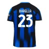 Maglia ufficiale Inter Milan Barella 23 Casa 2023-24 per Uomo